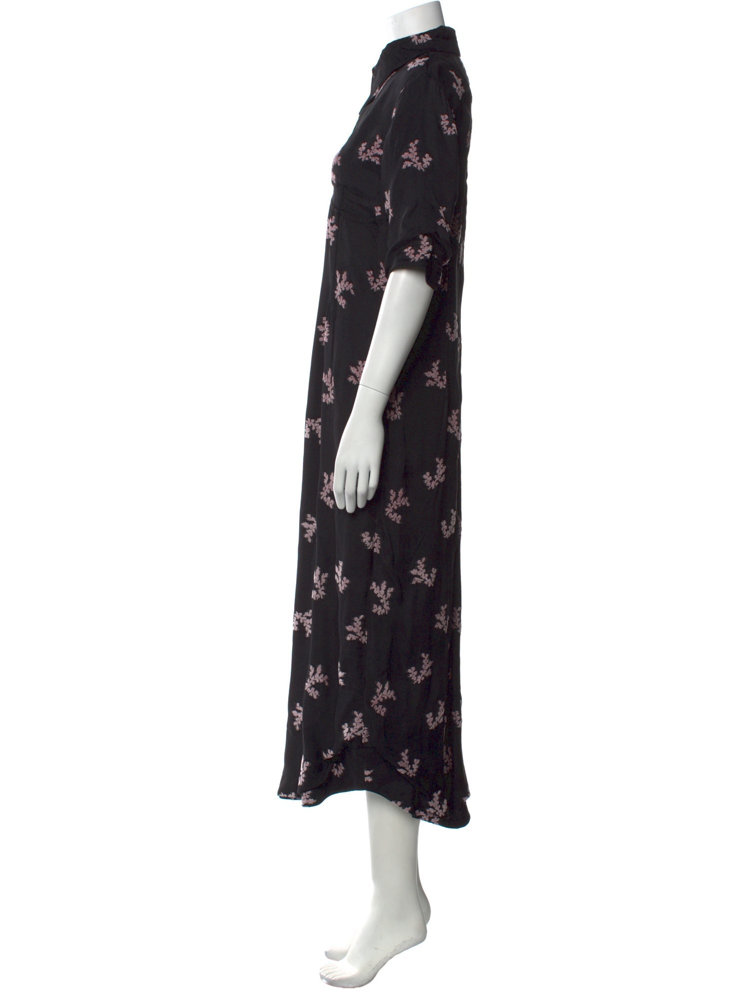 Jil Sander Silk Long Dress