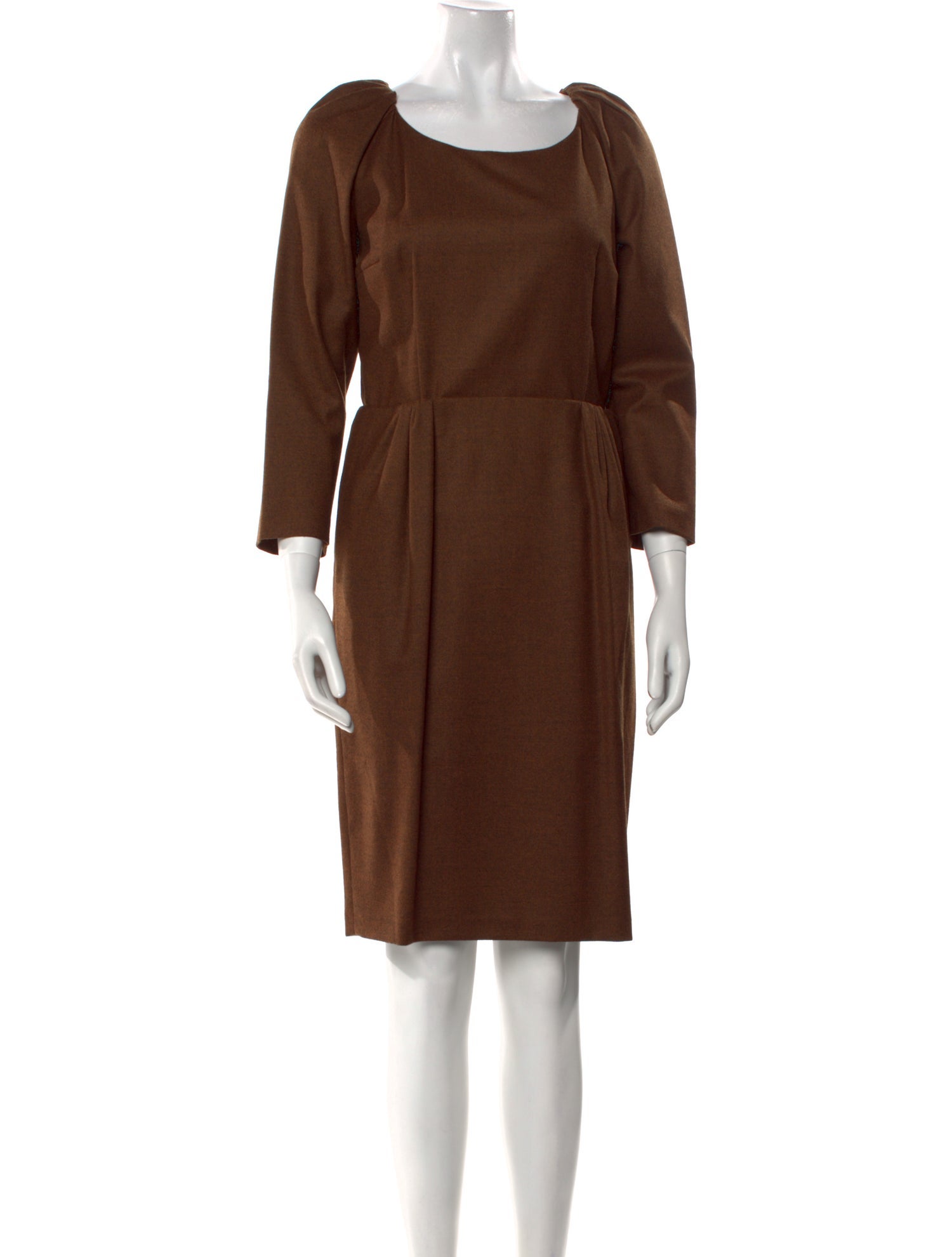 Jil Sander Virgin Wool Mini Dress