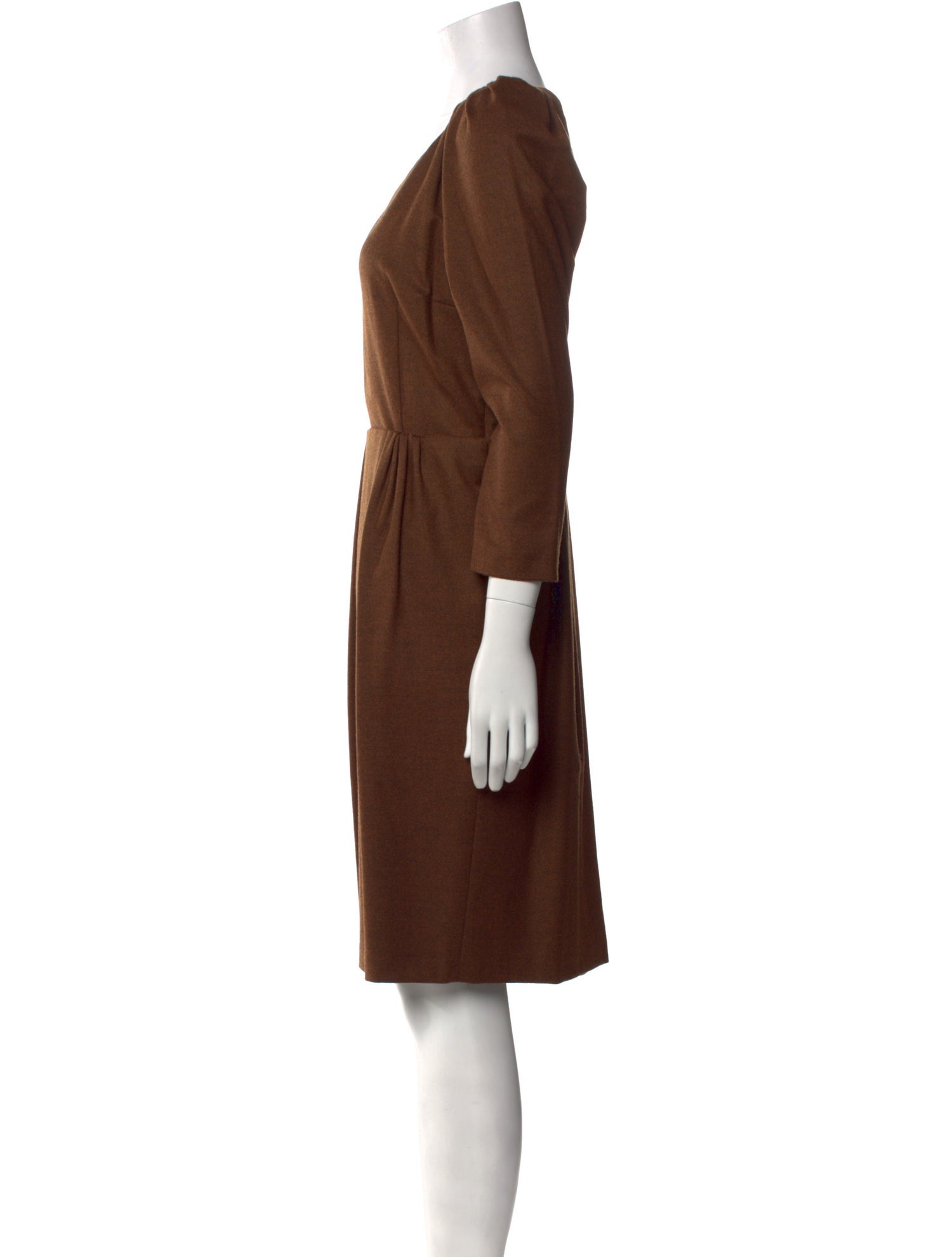 Jil Sander Virgin Wool Mini Dress