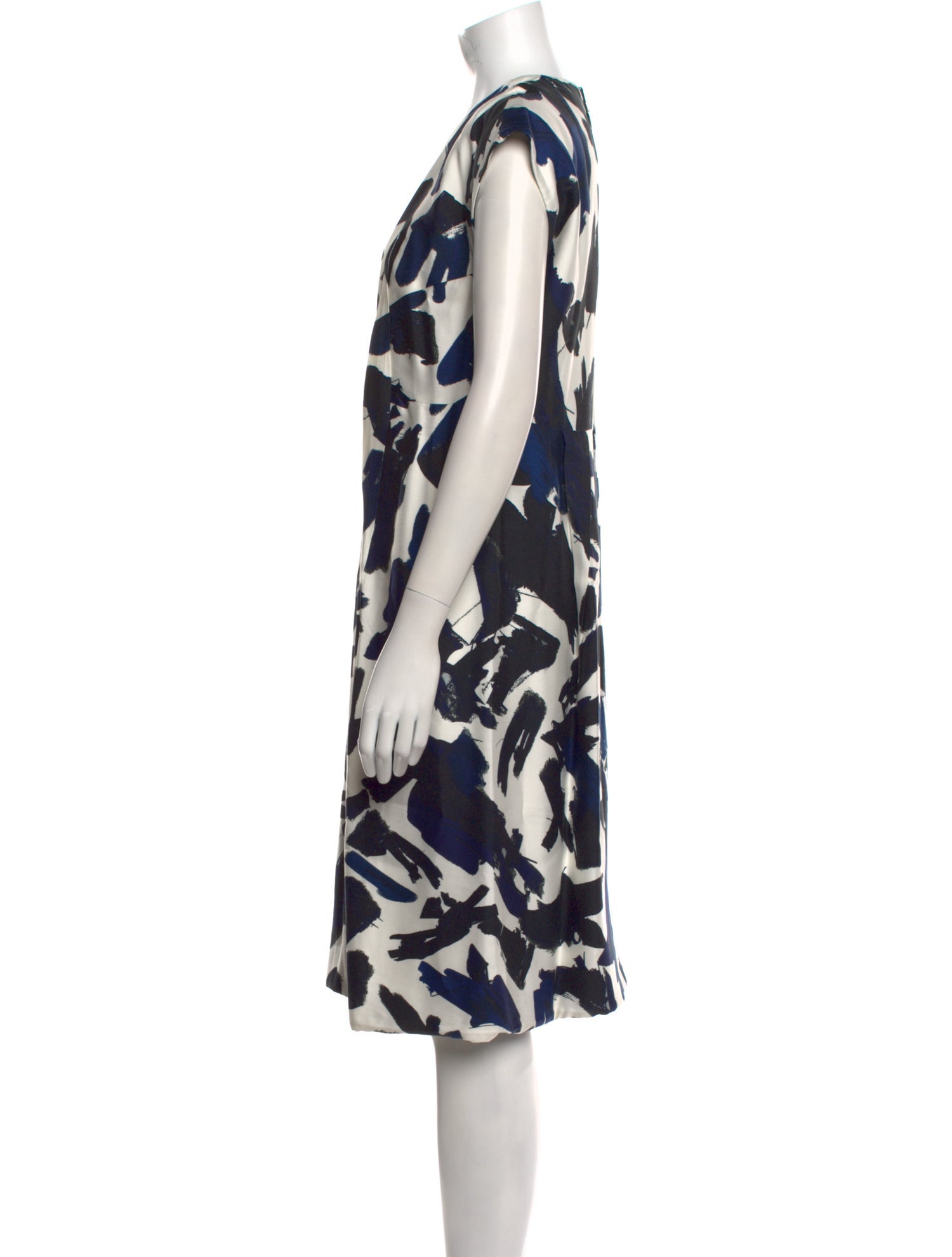 Jil Sander Printed Knee-Length Dress