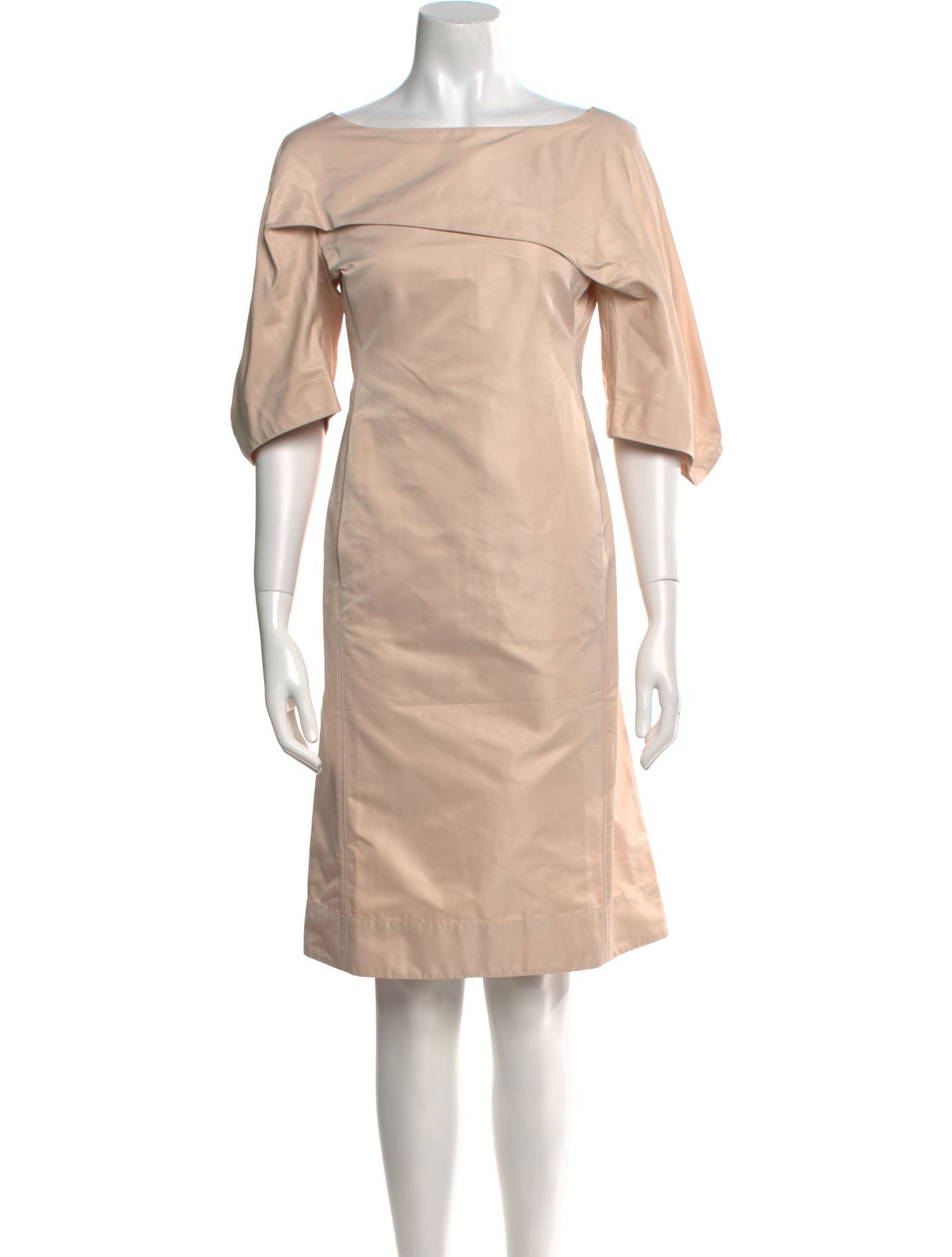 Jil Sander Bateau Neckline Knee-Length Dress