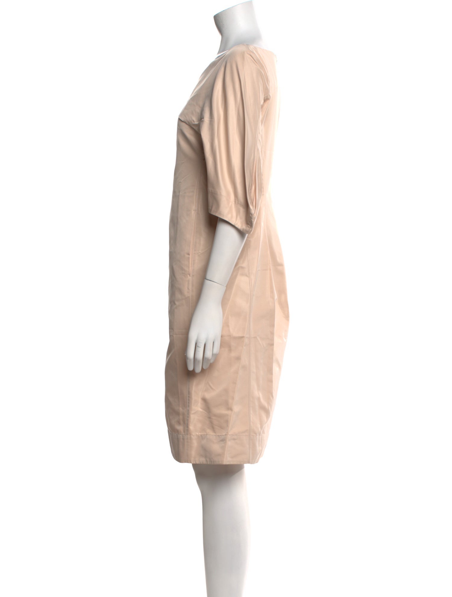 Jil Sander Bateau Neckline Knee-Length Dress