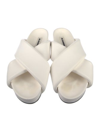 Jil Sander Leather Slides