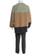 Jil Sander Mohair Colorblock Pattern Pullover