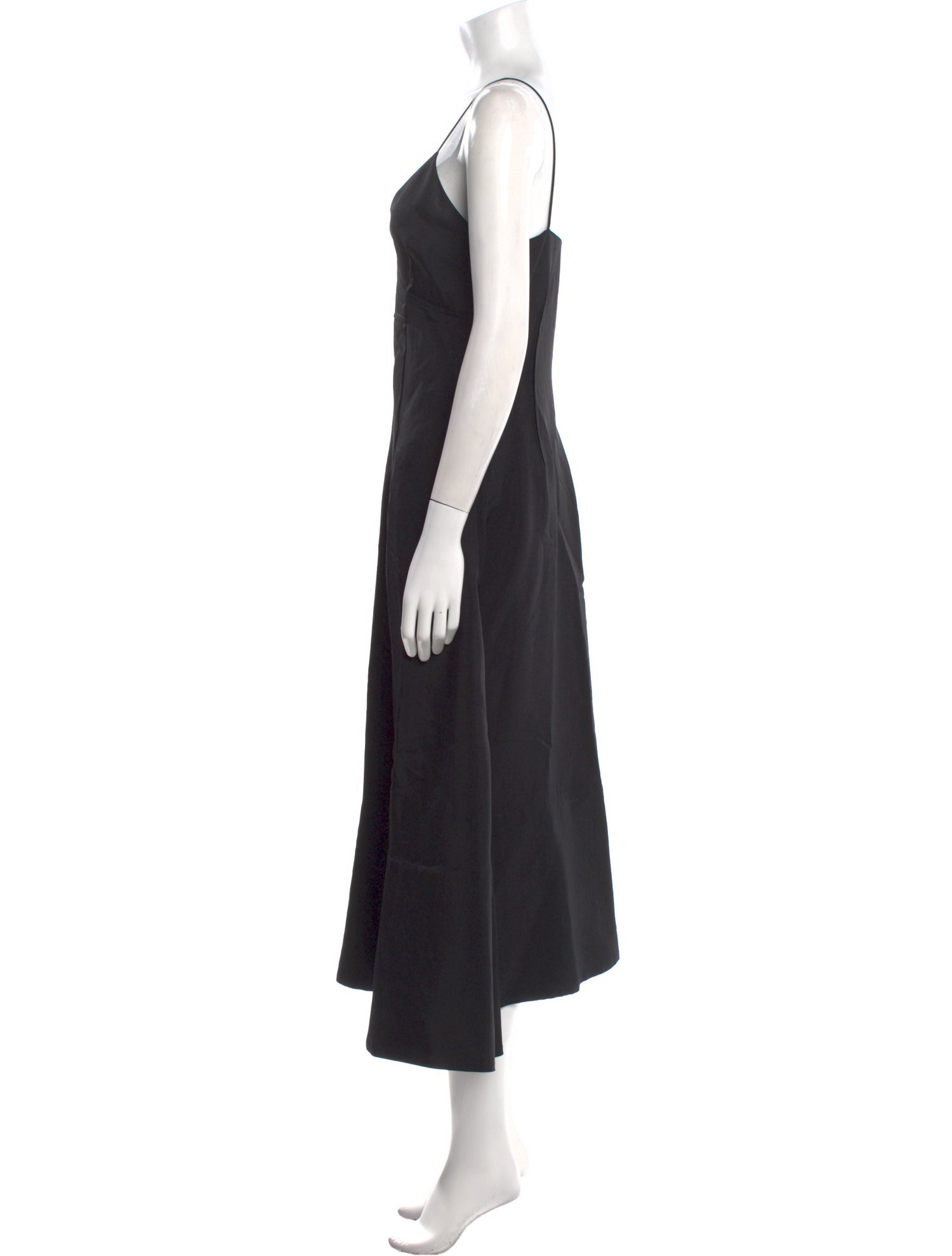 Jil Sander V-Neck Long Dress