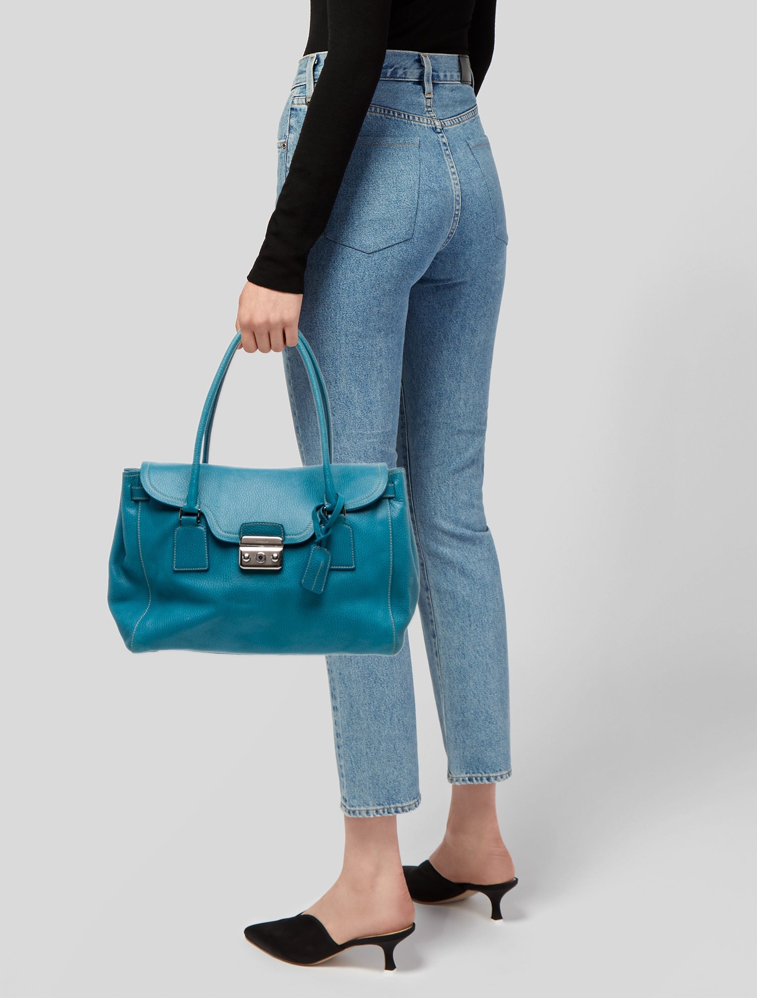 Jil Sander Leather Top Handle Bag