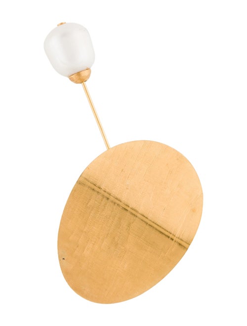 Jil Sander Pearl Lapel Pin