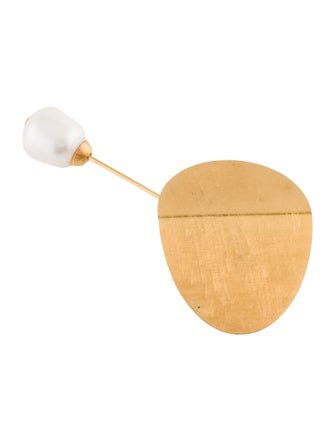Jil Sander Pearl Lapel Pin