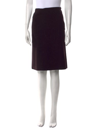 Jil Sander Wool Knee-Length Skirt