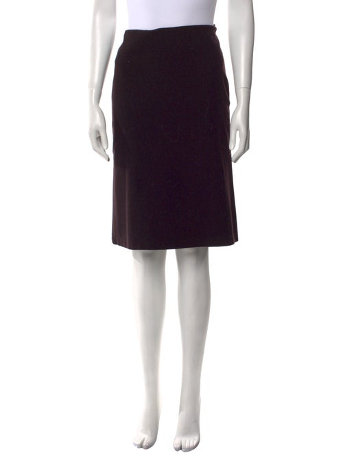 Jil Sander Wool Knee-Length Skirt