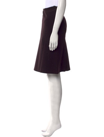 Jil Sander Wool Knee-Length Skirt