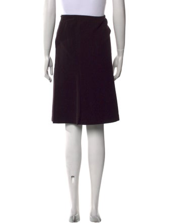 Jil Sander Wool Knee-Length Skirt