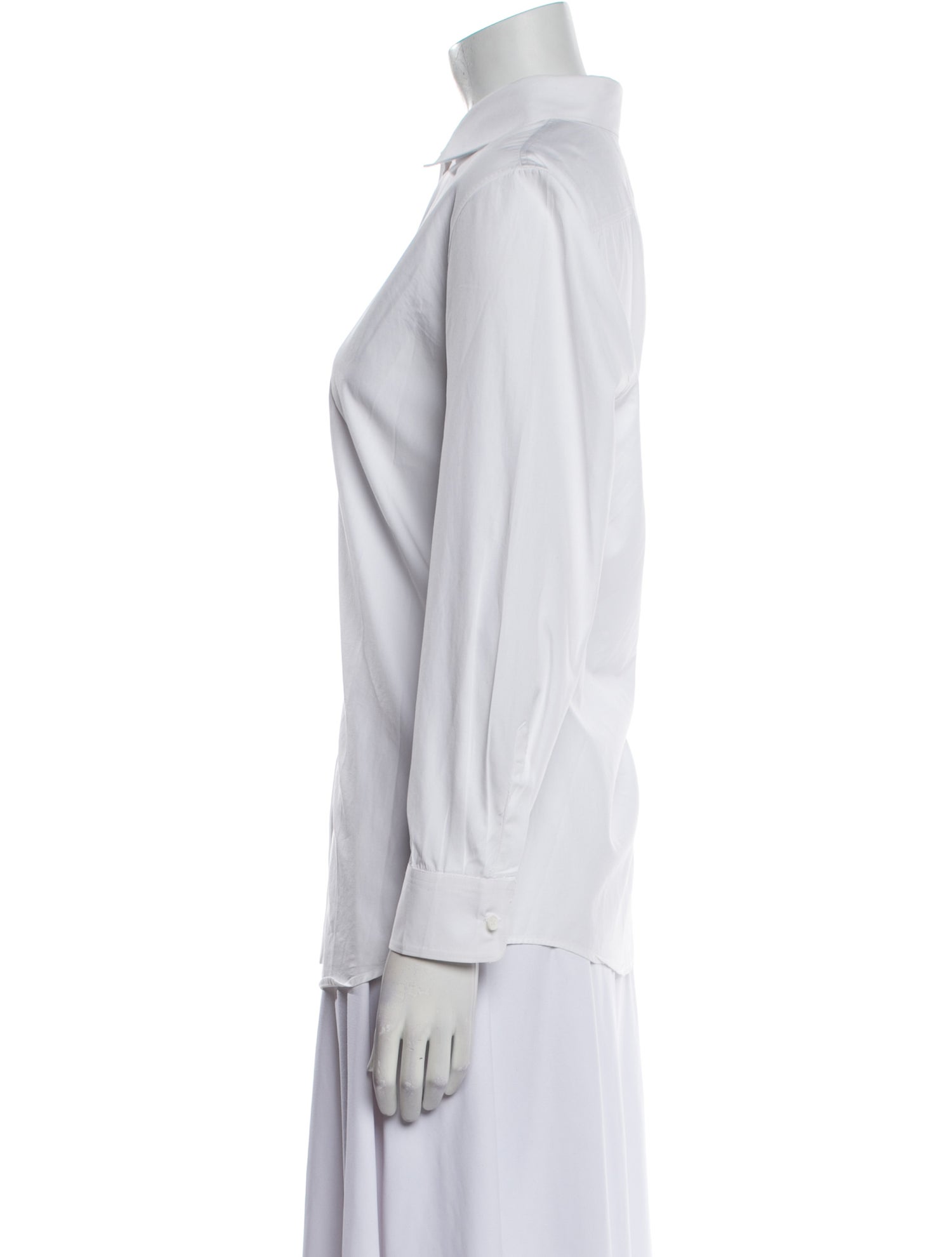 Jil Sander Long Sleeve Button-Up Top