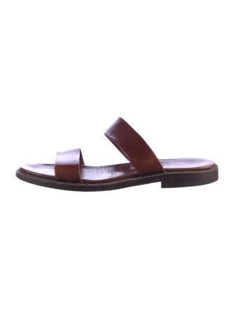 Jil Sander Leather Slides