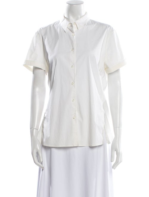 Jil Sander Short Sleeve Button-Up Top