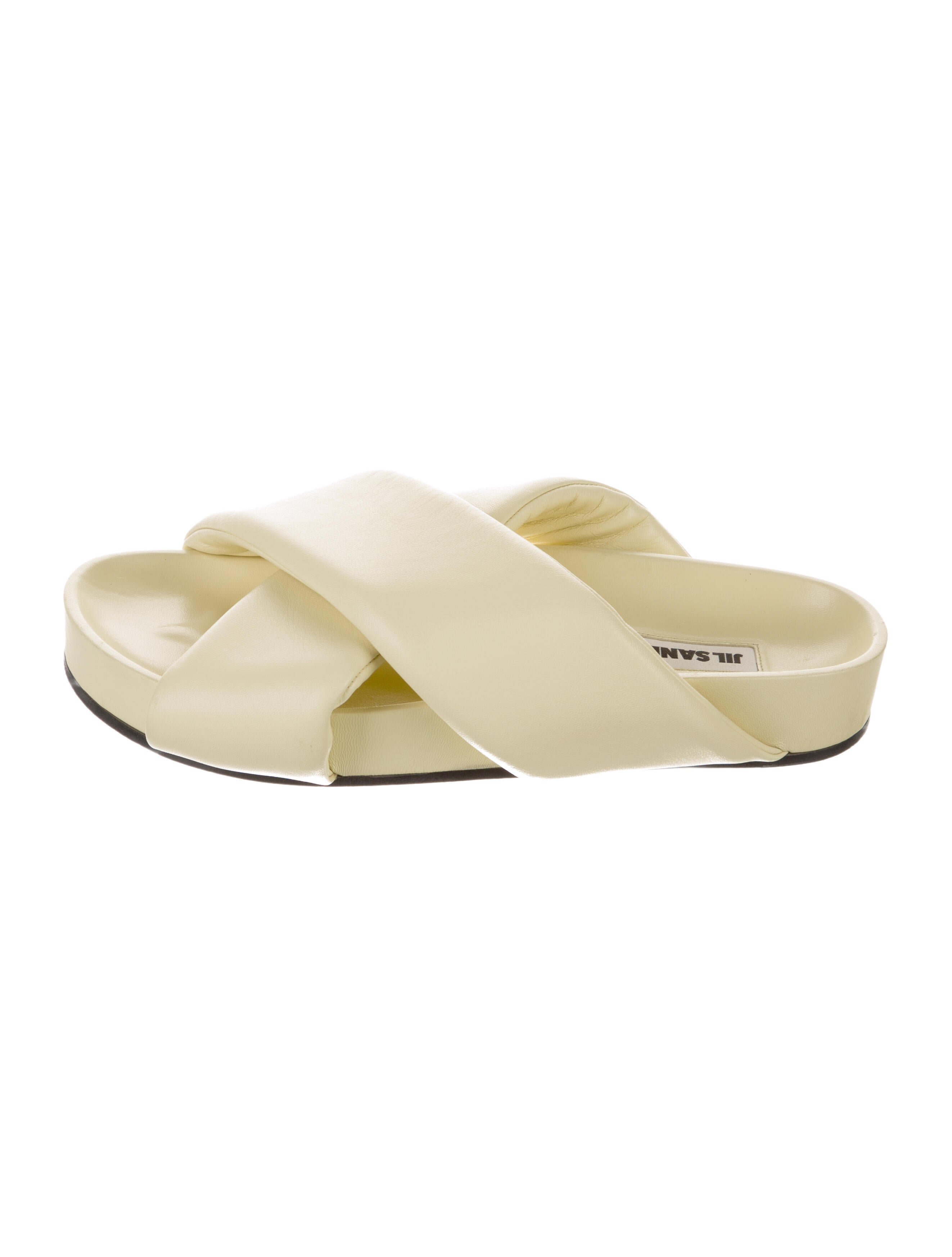 Jil Sander Leather Slides