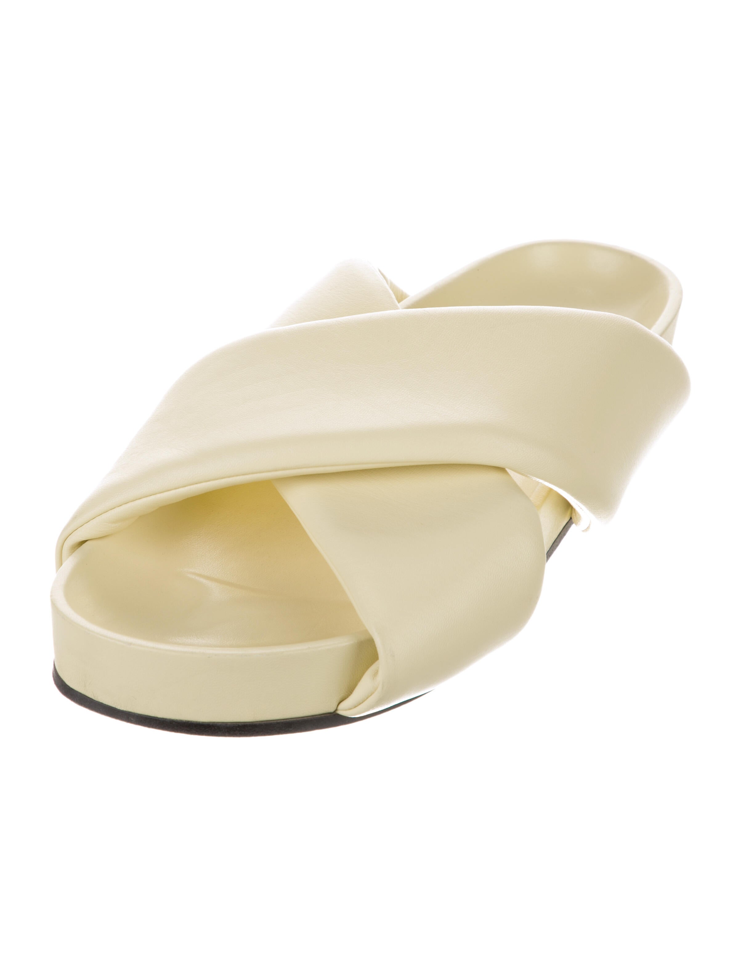 Jil Sander Leather Slides