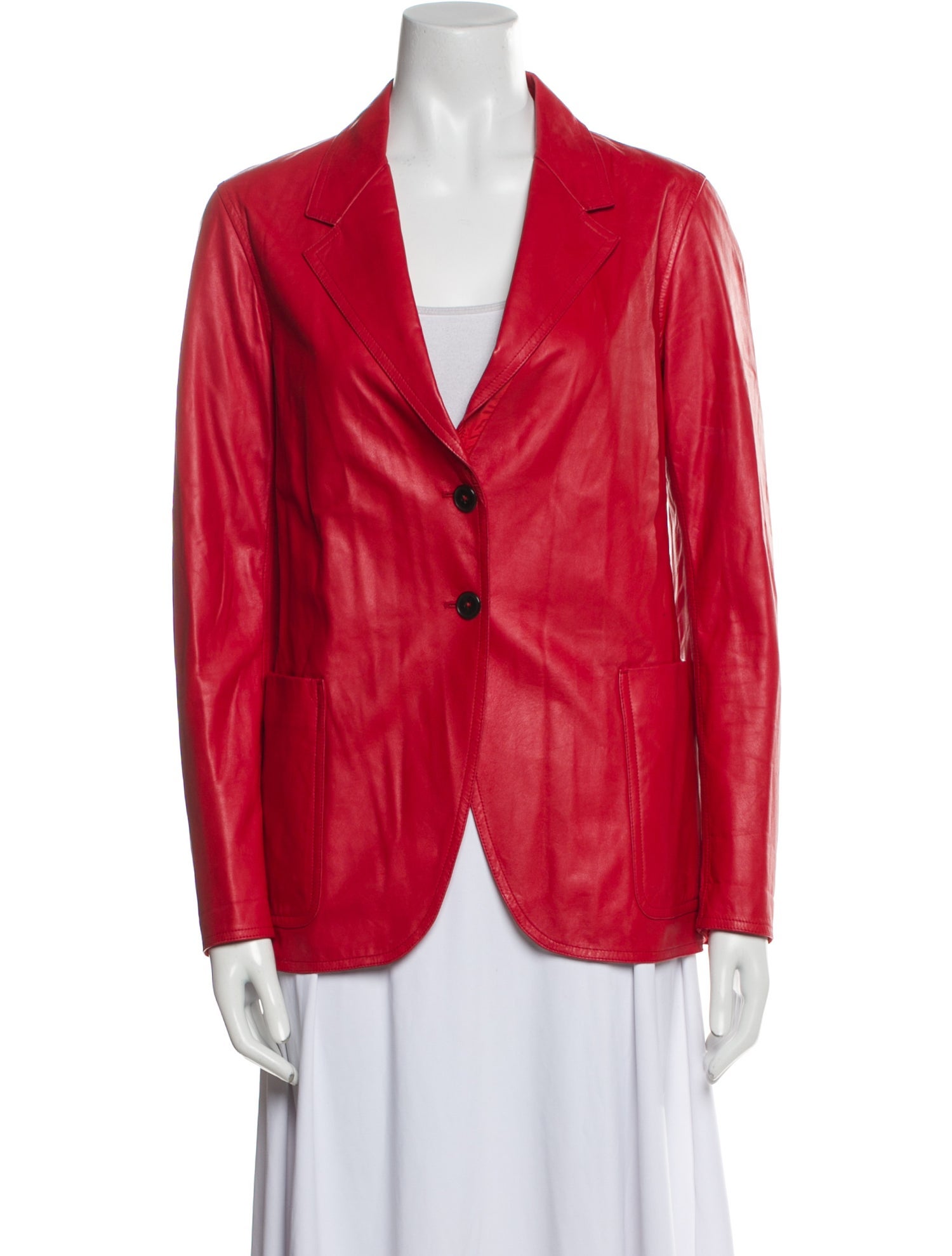 Jil Sander Leather Blazer