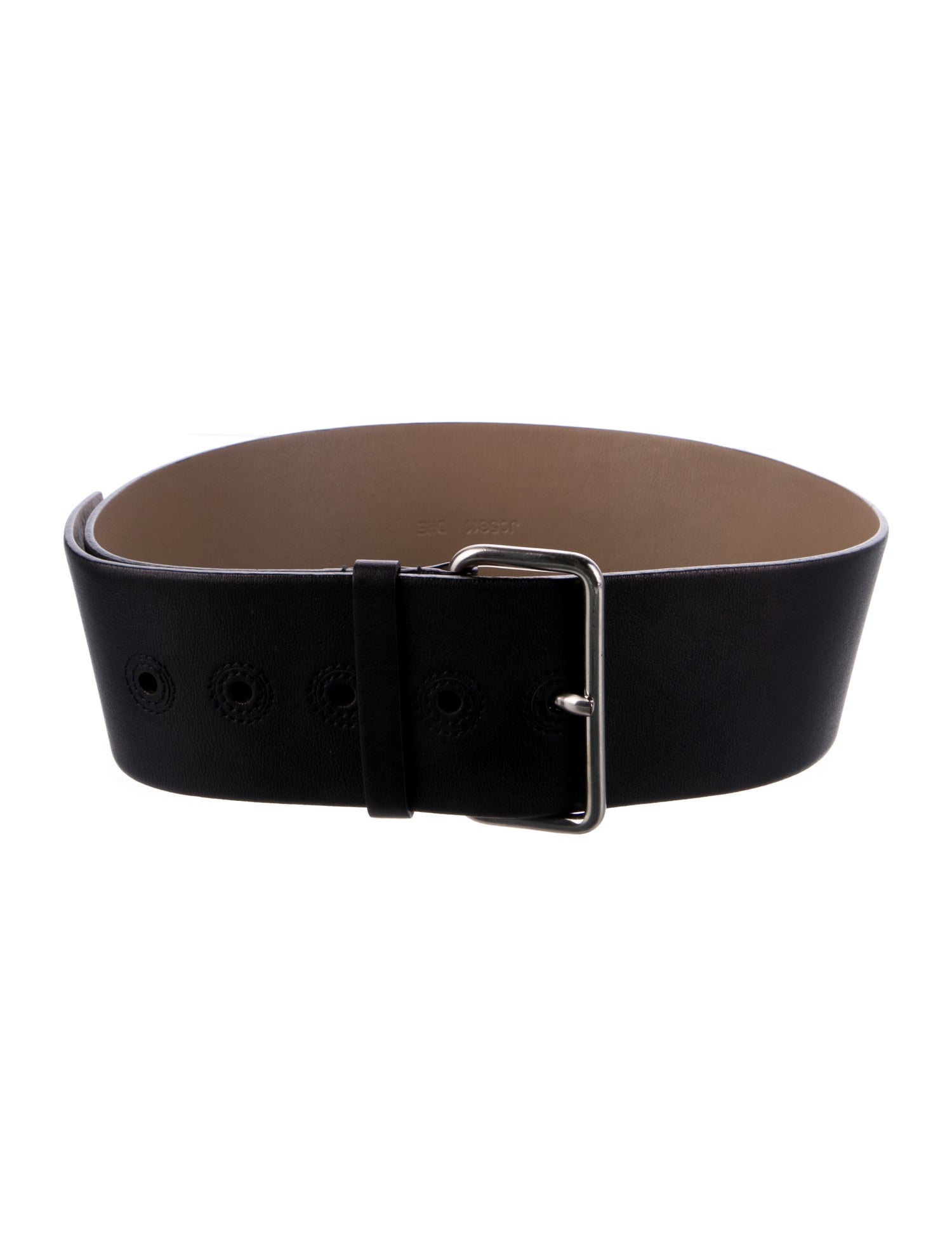Jil Sander Wide Leather Waist Belt