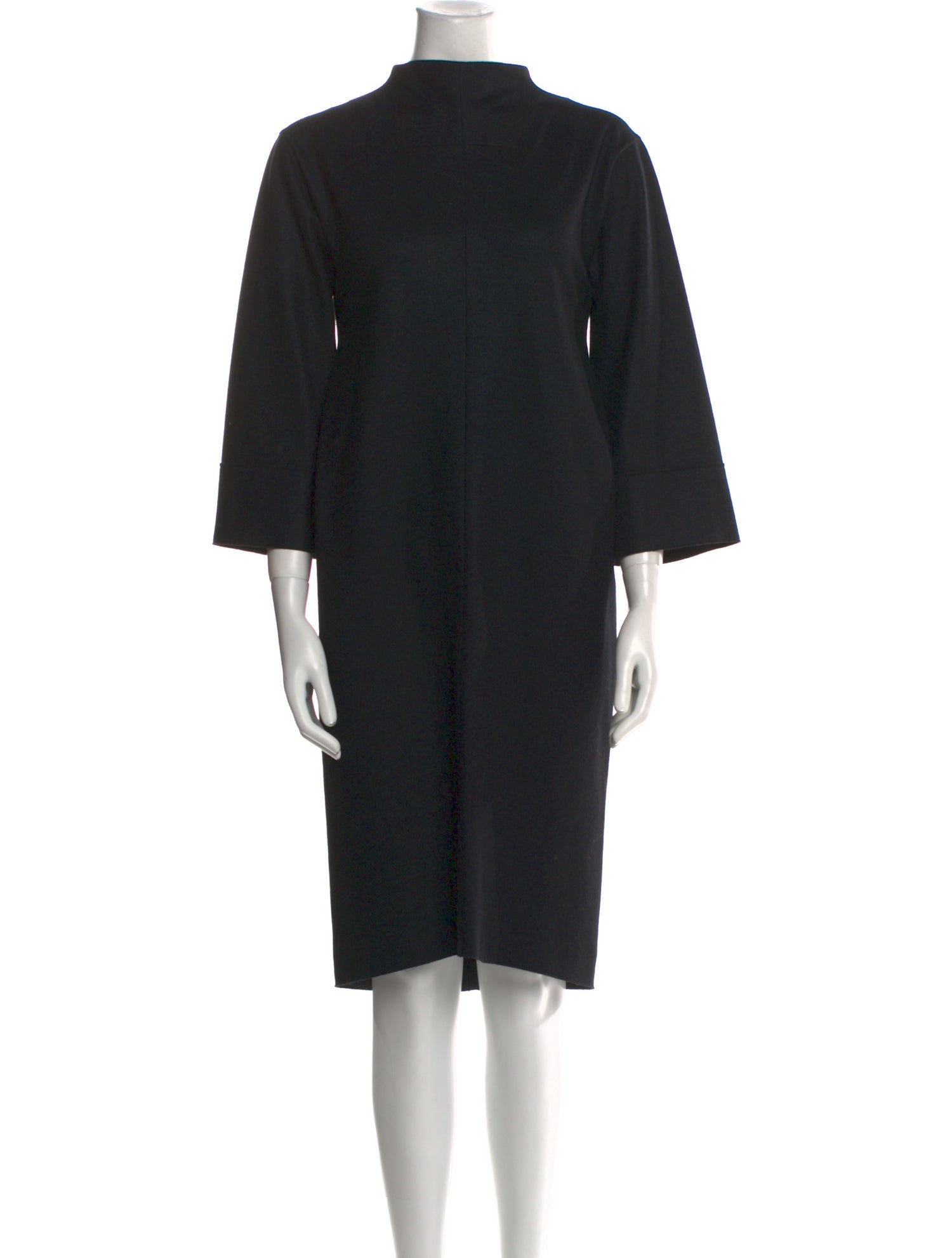 Jil Sander Wool Midi Length Dress
