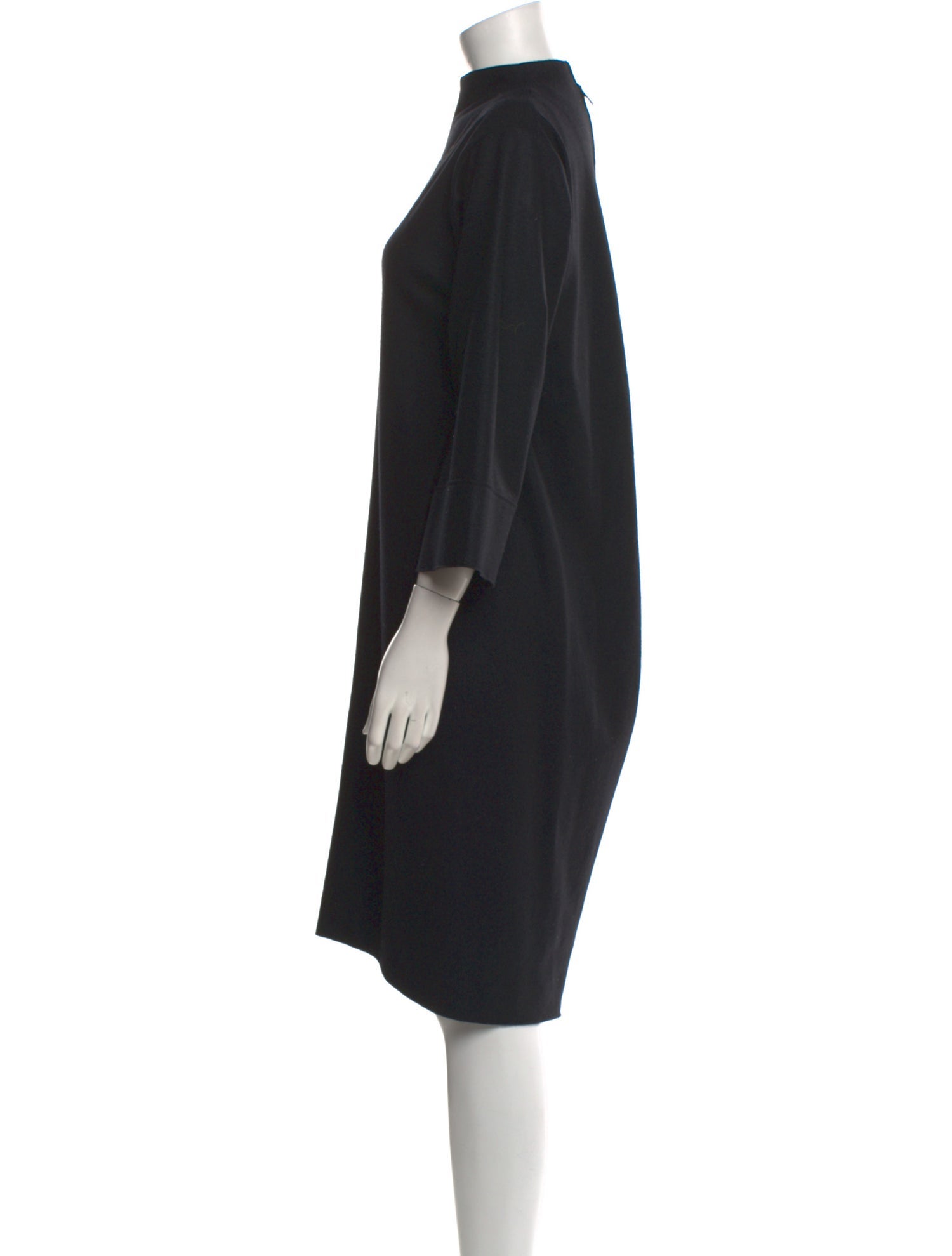 Jil Sander Wool Midi Length Dress