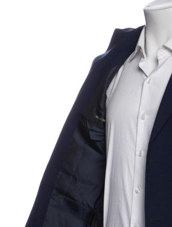 Jil Sander blue pattern print blazer