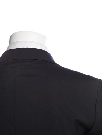 Jil Sander blue pattern print blazer