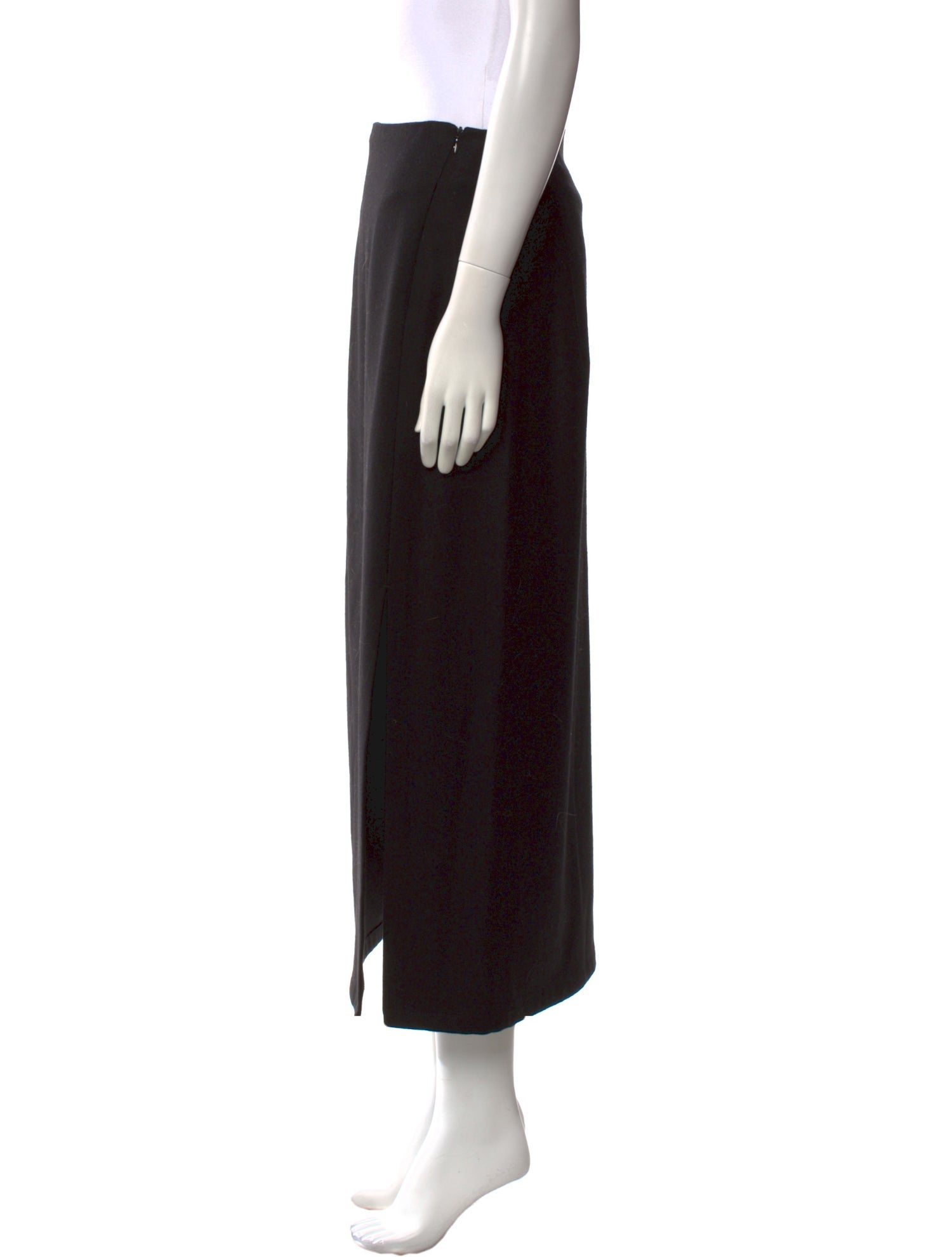 Jil Sander Wool Midi Length Skirt