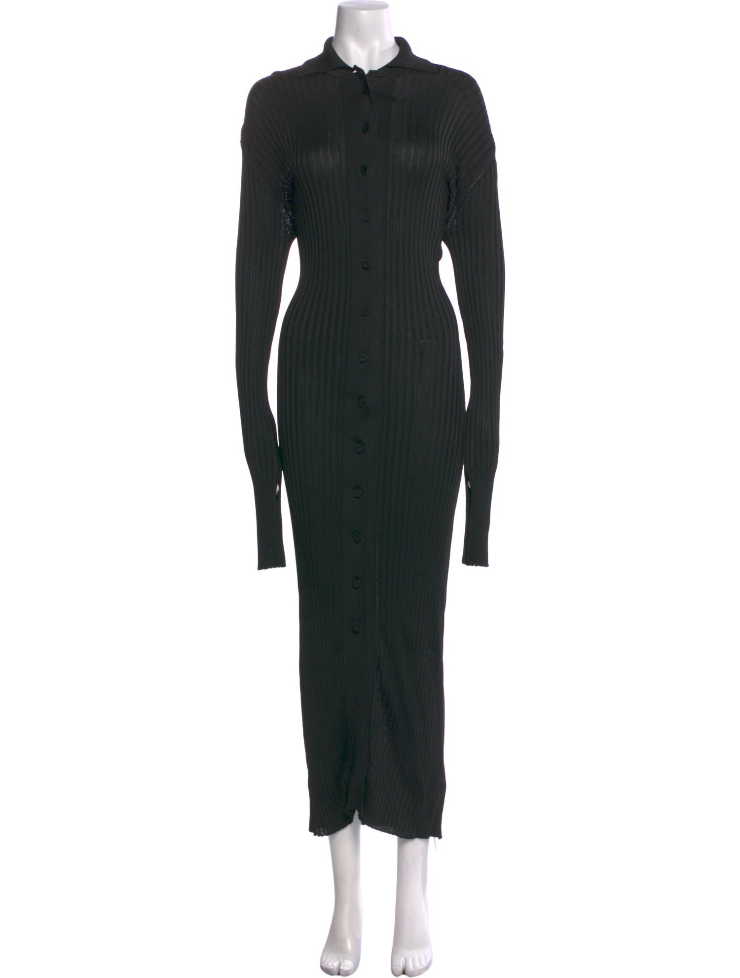 Jil Sander Mock Neck Long Dress