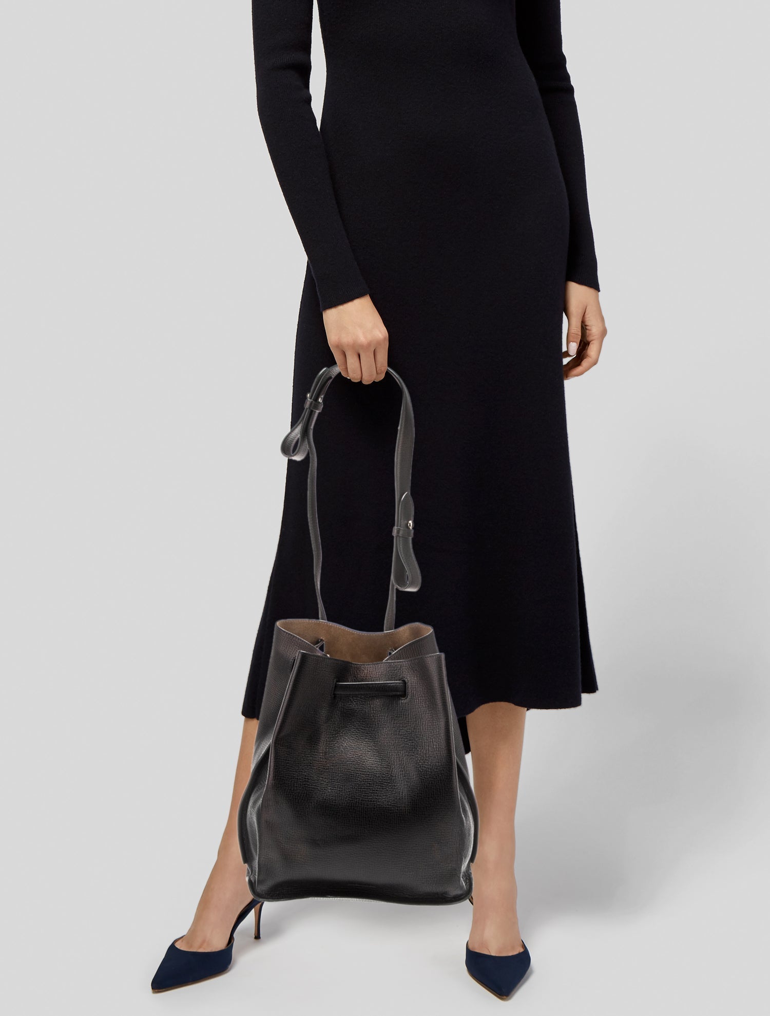 Jil Sander Leather Shoulder Bag