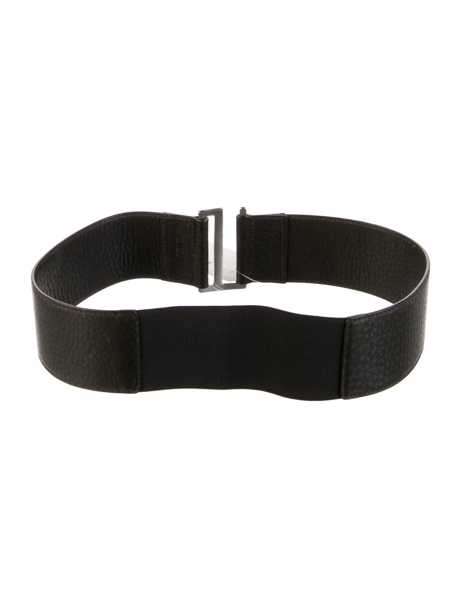 Jil Sander Wide Leather Waist Belt