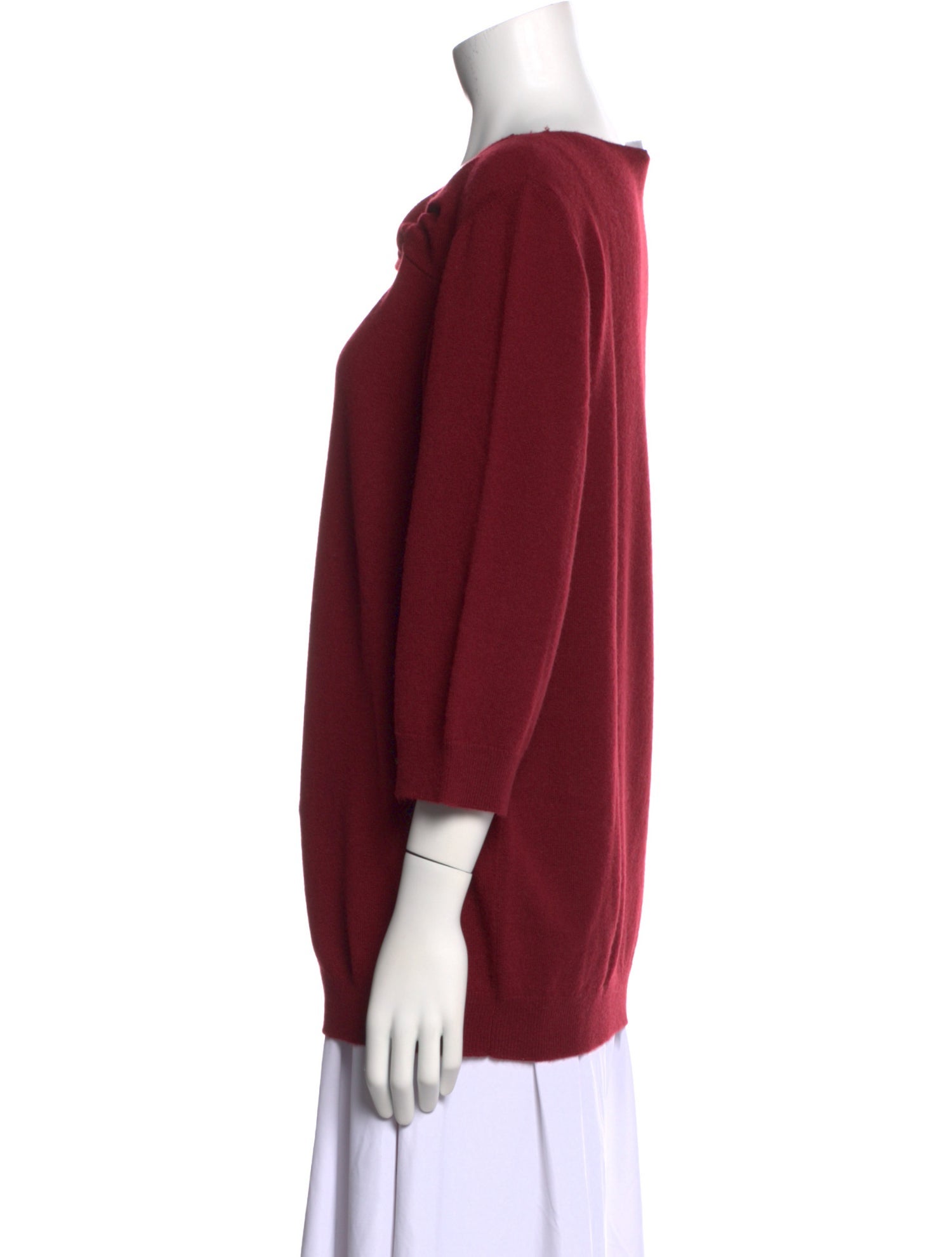 Jil Sander Cashmere Cowl Neck Top