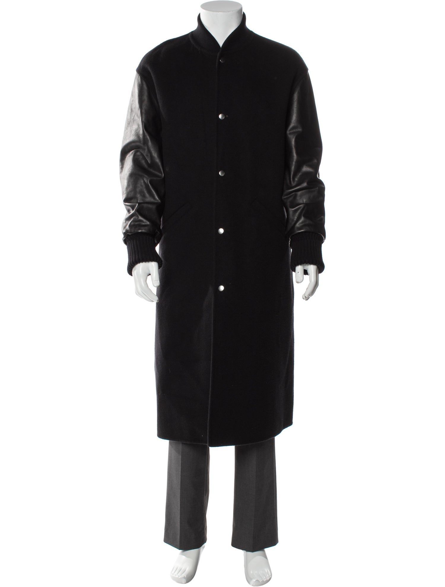 Raf Simons x Sterling Ruby 2014 Fathers Patch Coat - Black