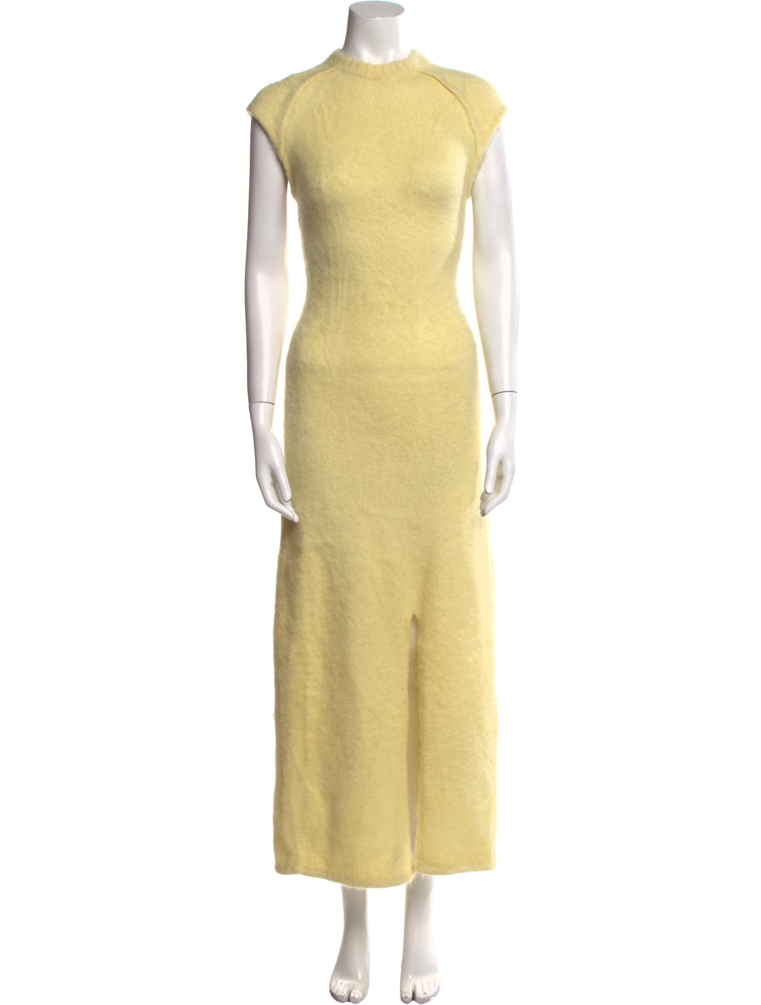 Jil Sander Virgin Wool Long Dress