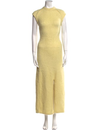 Jil Sander Virgin Wool Long Dress