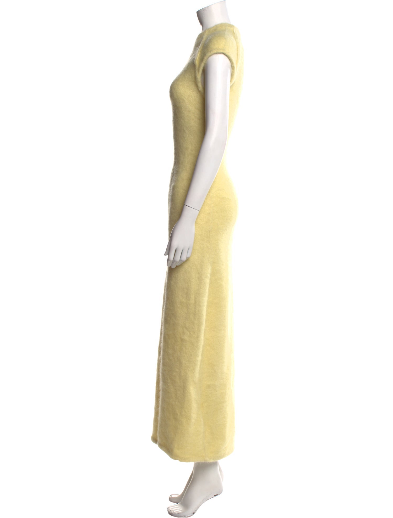 Jil Sander Virgin Wool Long Dress