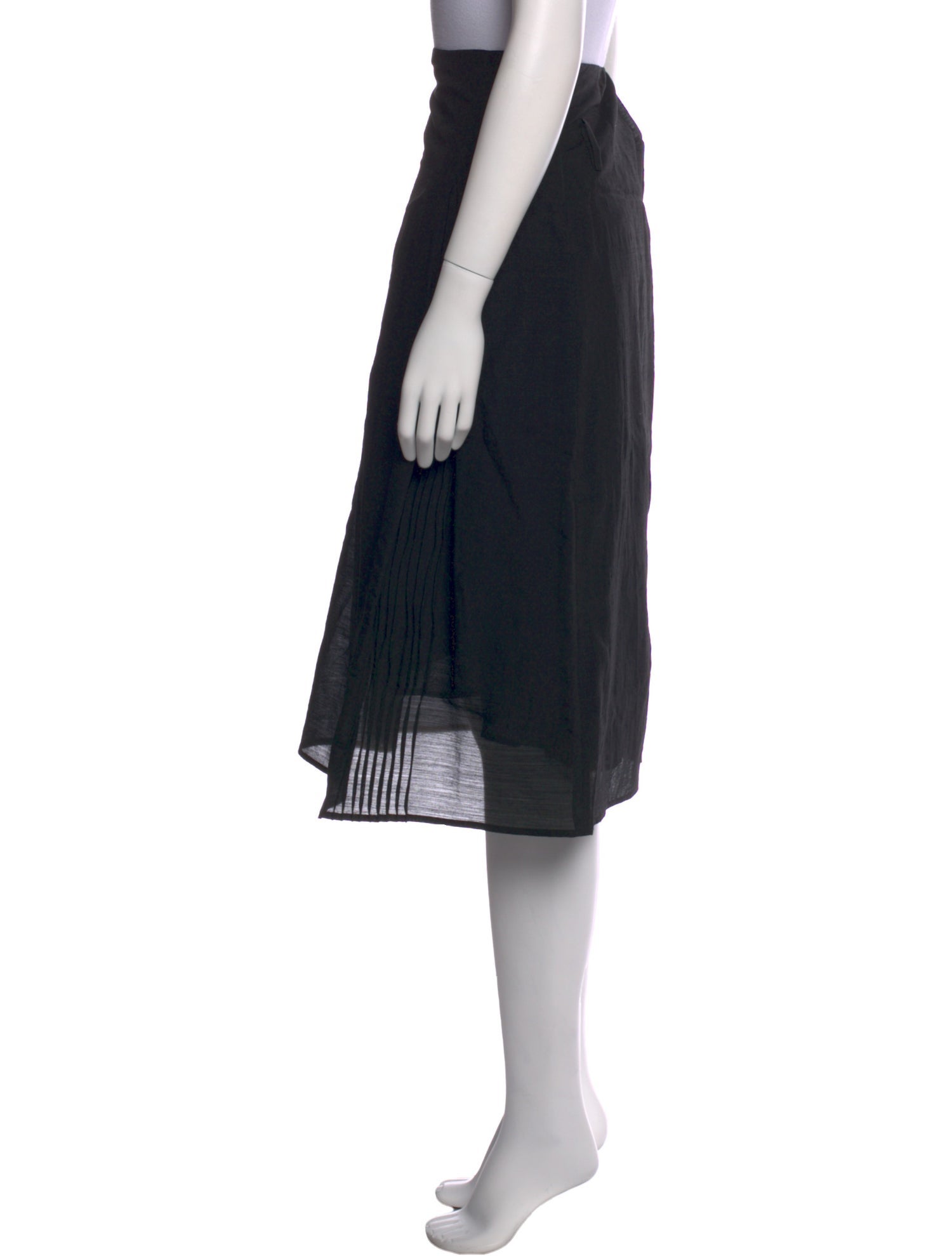 Jil Sander Wool Knee-Length Skirt