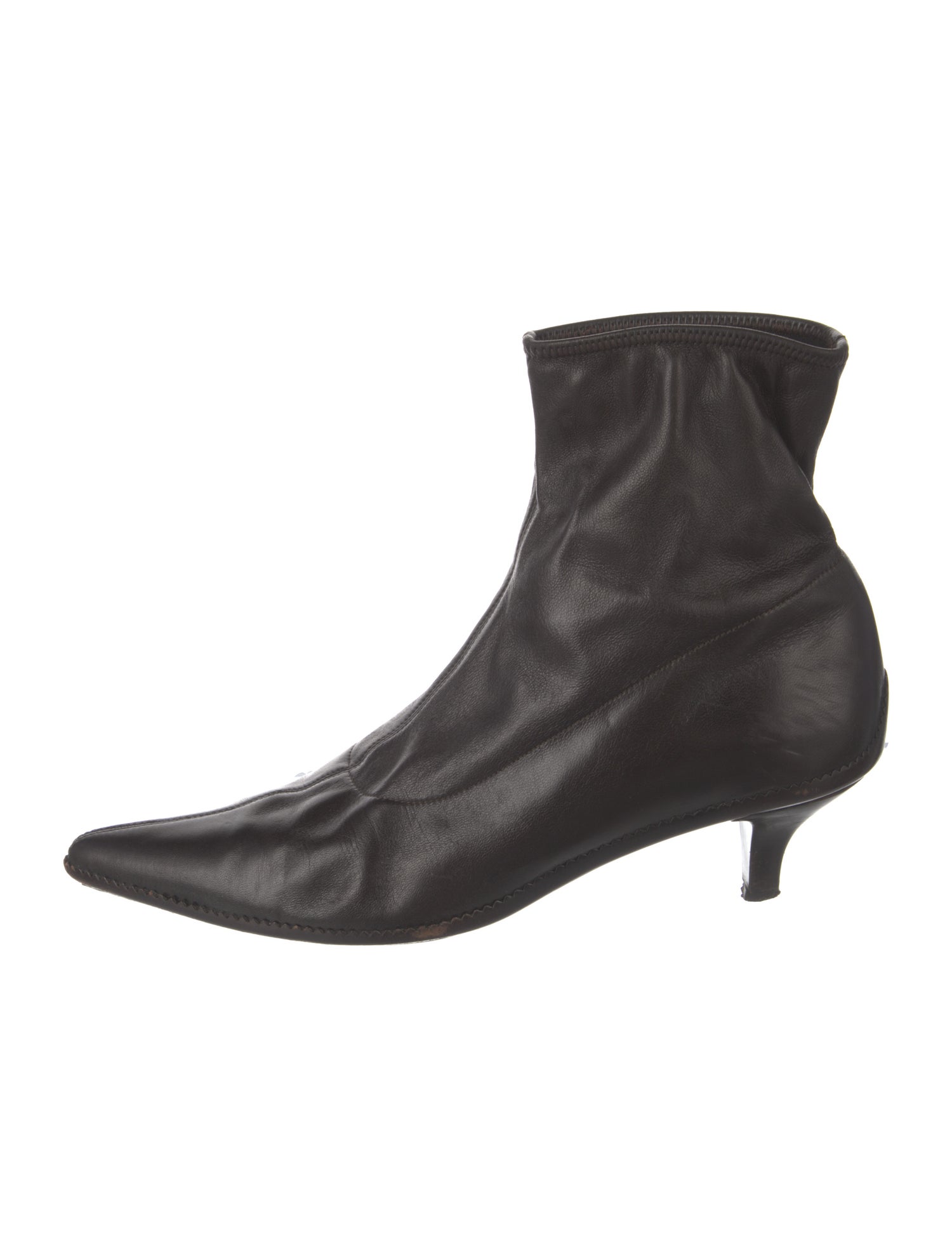 Jil Sander Leather Sock Boots