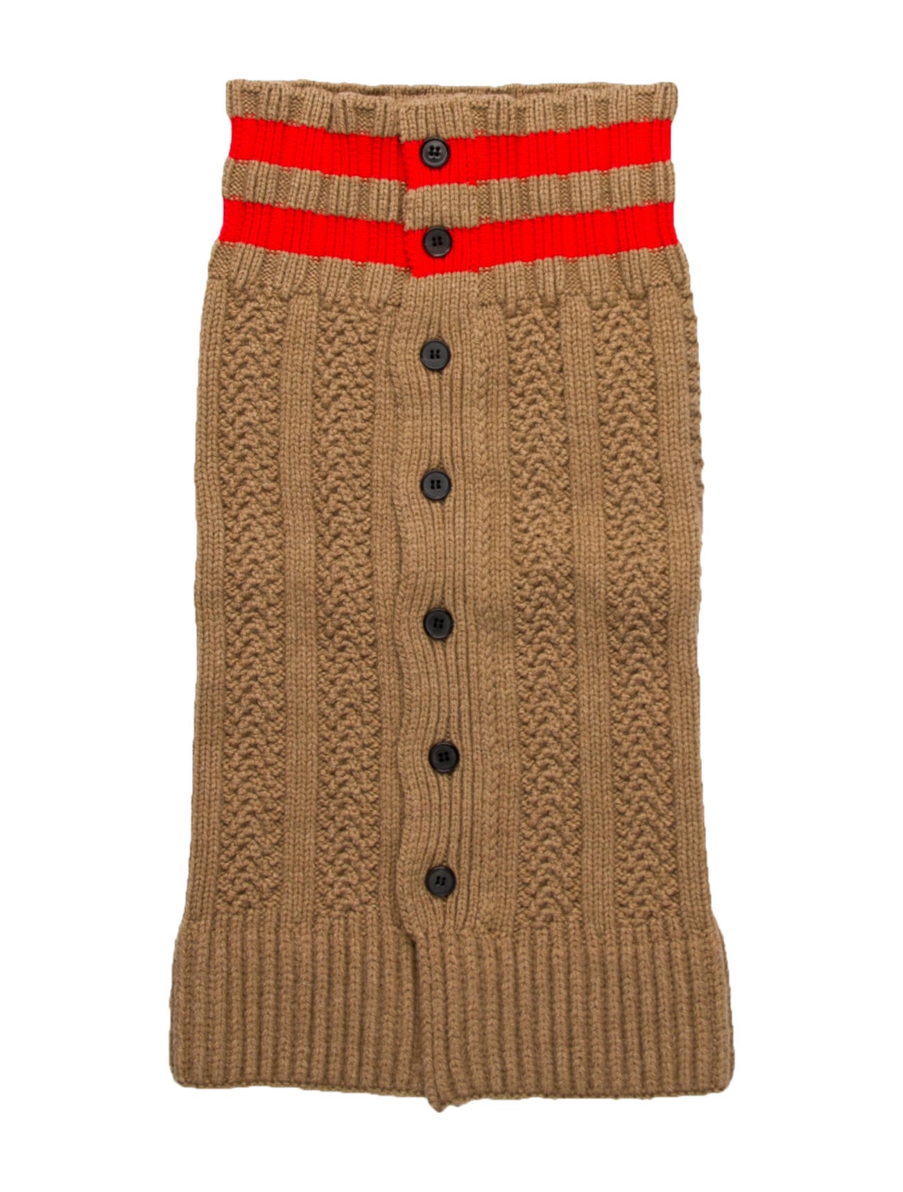 Jil Sander Wool Striped Scarf