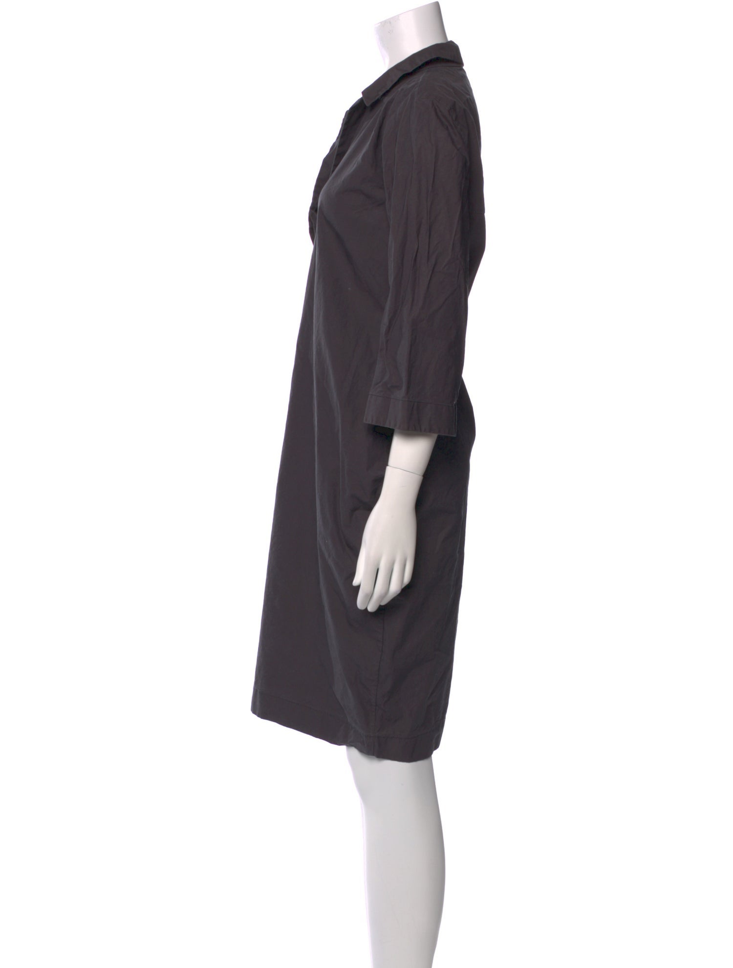 Jil Sander V-Neck Knee-Length Dress