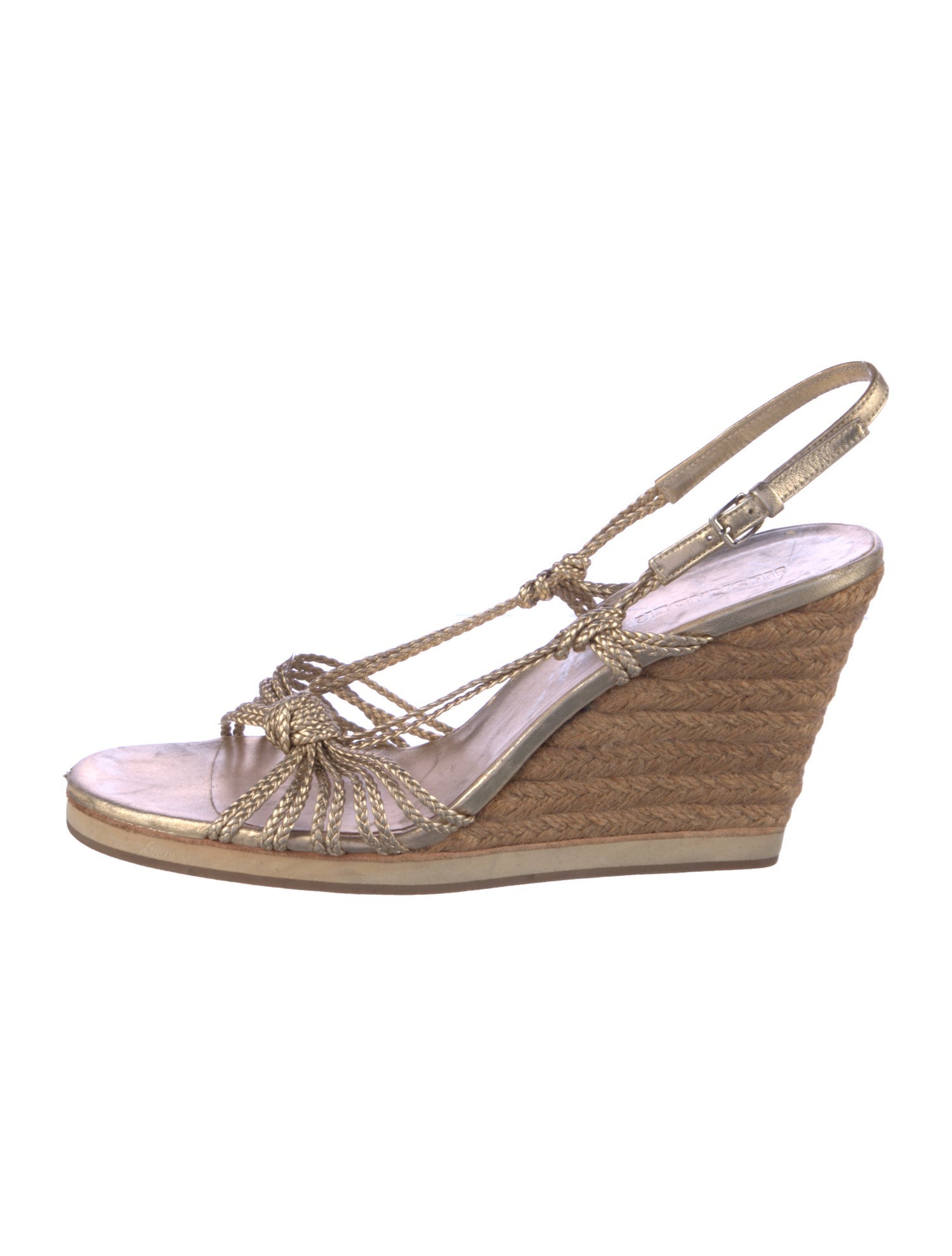 Jil Sander Leather Slingback Sandals