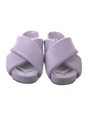 Jil Sander Leather Slides