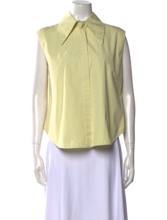 Jil Sander Sleeveless Button-Up Top