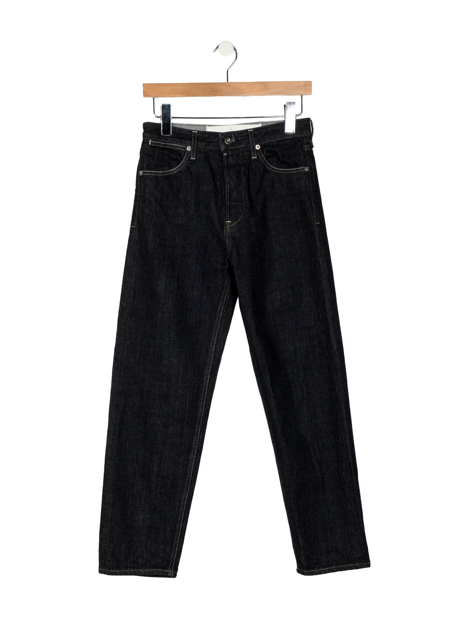 Jil Sander High-Rise Straight Leg Jeans