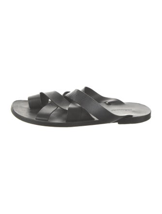 Jil Sander Leather Slides