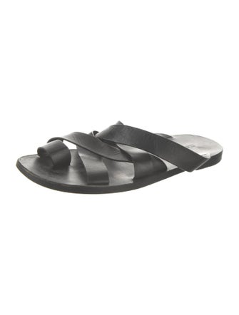 Jil Sander Leather Slides