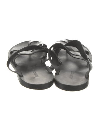 Jil Sander Leather Slides