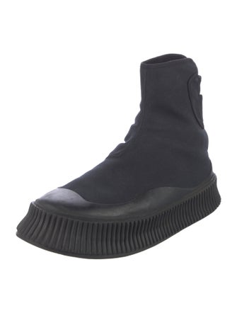 Jil Sander Canvas Chelsea Boots
