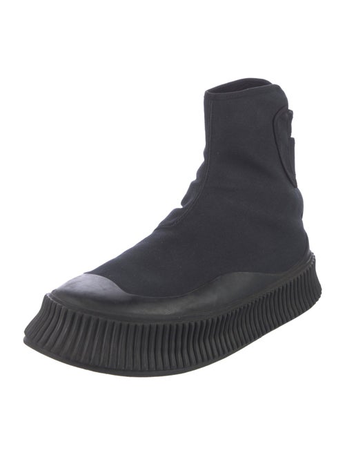 Jil Sander Canvas Chelsea Boots