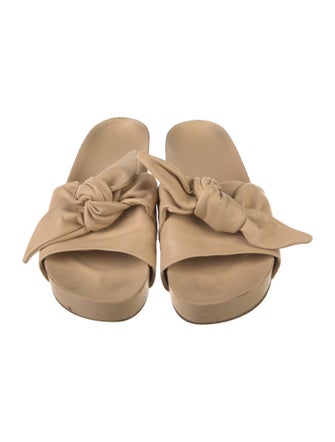 Jil Sander Leather Slides